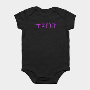 Taiko Baby Bodysuit - Taiko People violet by Austin Taiko
